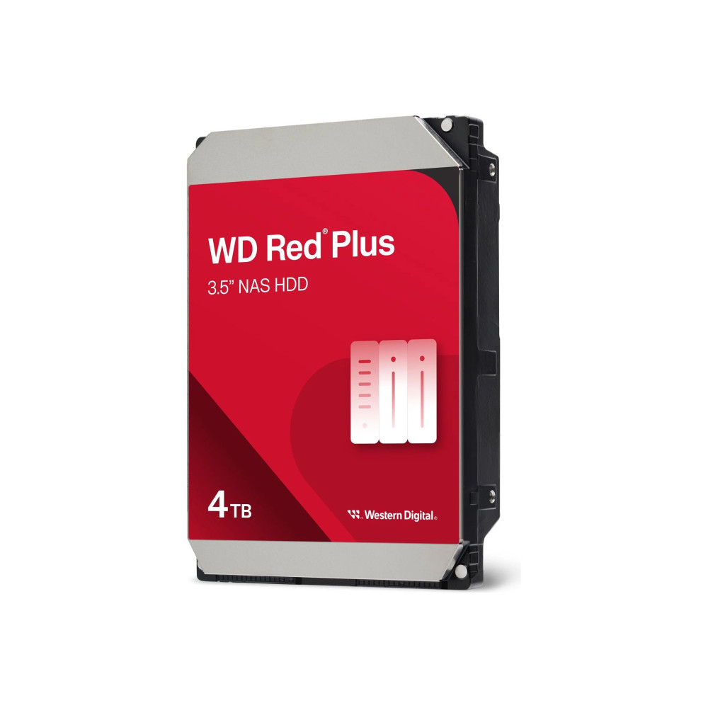 WD Red Plus WD40EFPX - Disco rigido - 4 TB - interno - 3,5" (8,9 cm)